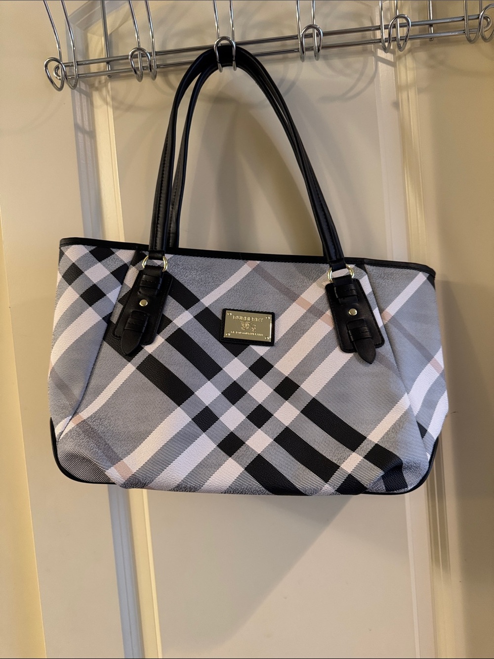 Plaid Shoulder Bag
